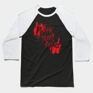 War Paint by BreakTheirRules Baseball T-Shirt